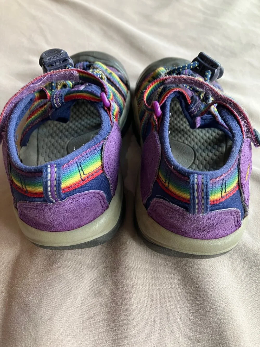 KEEN Newport H2 Toddler Size 10 Purple Rainbow Sport Sandals Hiking Water Shoes